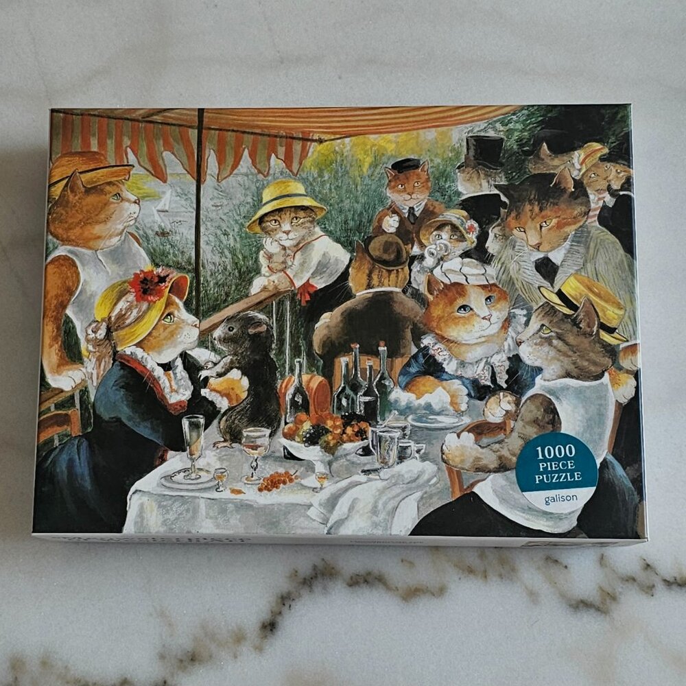 Meowsterpiece OF Art Puzzle ---1000 pcs